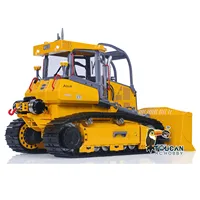 Aoue 850K RTR 1/14 LESU RC Metal Hydraulic Bulldozer Black Tracks Painted Finished Controlled Dozer Light Toys for Boys TH22777 2