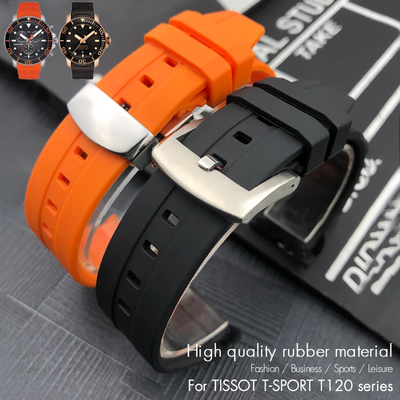 Trending Sport Rubber Watch Strap Replacement T90.4.116.61_K0037391