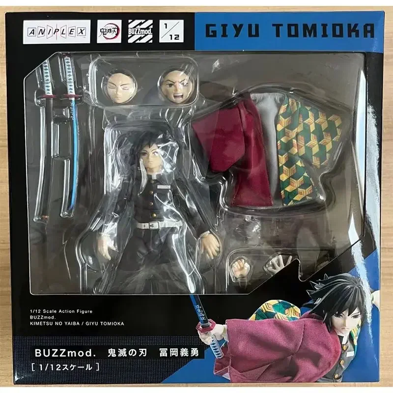 

Original ANIPLEX BUZZmod Demon Slayer Part Giyu Tomioka In Stock 16cm Anime Collection Figures Model Toys