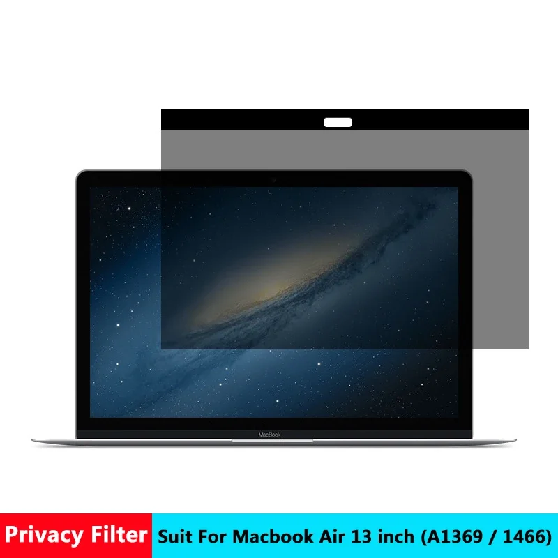 Cauklo 13 inch Magnetic Privacy filter for Macbook Air 13 Screens Protective film For Apple laptop model number A1369 / A1466
