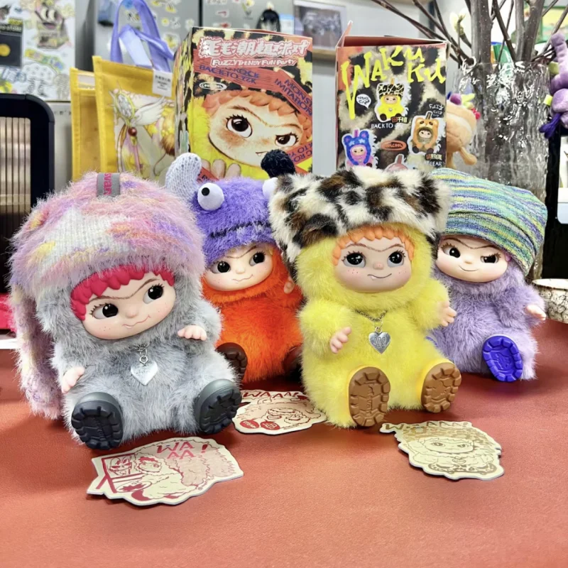Wakuku Blind Box Fuzzy Trendy Fun Party Series And Wakuku