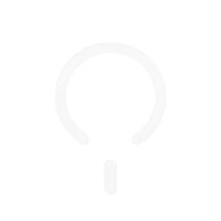 Universal Metal Magnetic Ring Sticker for Wireless Charging with Strong Magnet Plate (1PC White)