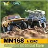 MN MODELl New MN168 NEW 1/12 Rc Car 4WD Remote Controlled Crawler Car Off Road Vehicle Full Proportion Climbing Car Toys Gift 1