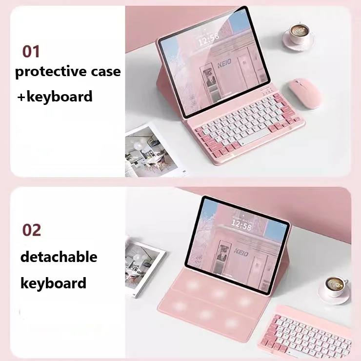 Magnetic Tablet Case with Keyboard - Premium Protective Cover