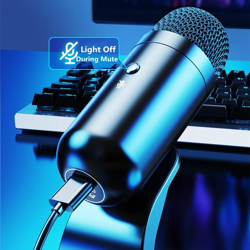 데스크탑 마이크 전문 USB 유선 회의 거위목 컴퓨터 게임 콘서트 라이브 공연 홈 시어터 고음 마이크