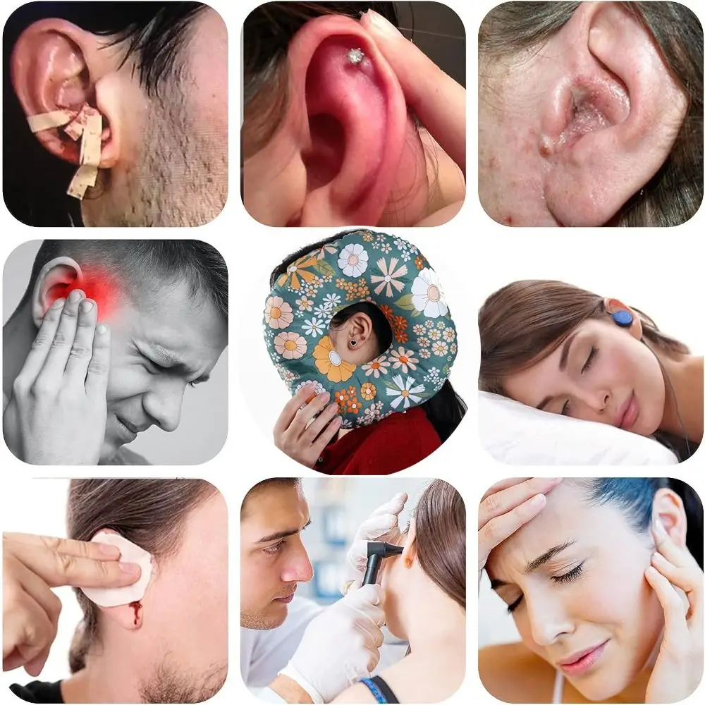 New Ear Guard Piercing Pillow for Side Sleepers Pillow with an Ear Hole for CNH and Pain Ear Inflammation Pressure Sores 4