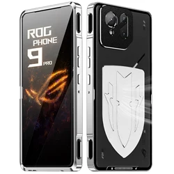 Graphene Heat Dissipation Shockproof Aluminum Phone Case for ROG Phone 9 (Silver)