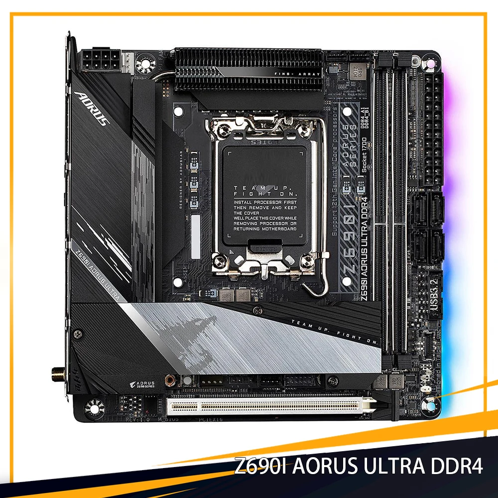 Z690I Aorus Ultra Ddr4 Per Gigabyte Lga1700 Z690 2 * Ddr4 64Gb Mini-Itx Scheda Madre Desktop Nave Veloce Di Alta Qualità