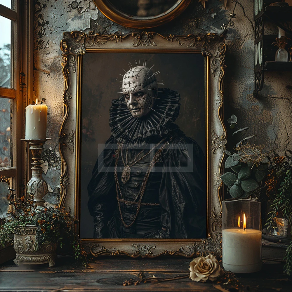 Classic Horror Movie Character Poster Gothic Darkness Prints Canvas Painting Wall Art Pictures Home Room Modern Halloween Decor 2