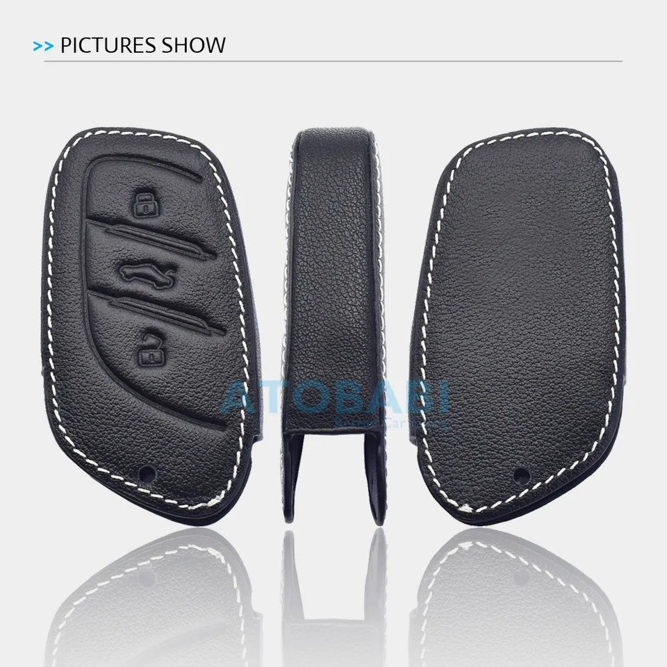 ISDORE Premium Leather Key Fob Case Compatible With MG4 EV, ZS, MG5 - View #10