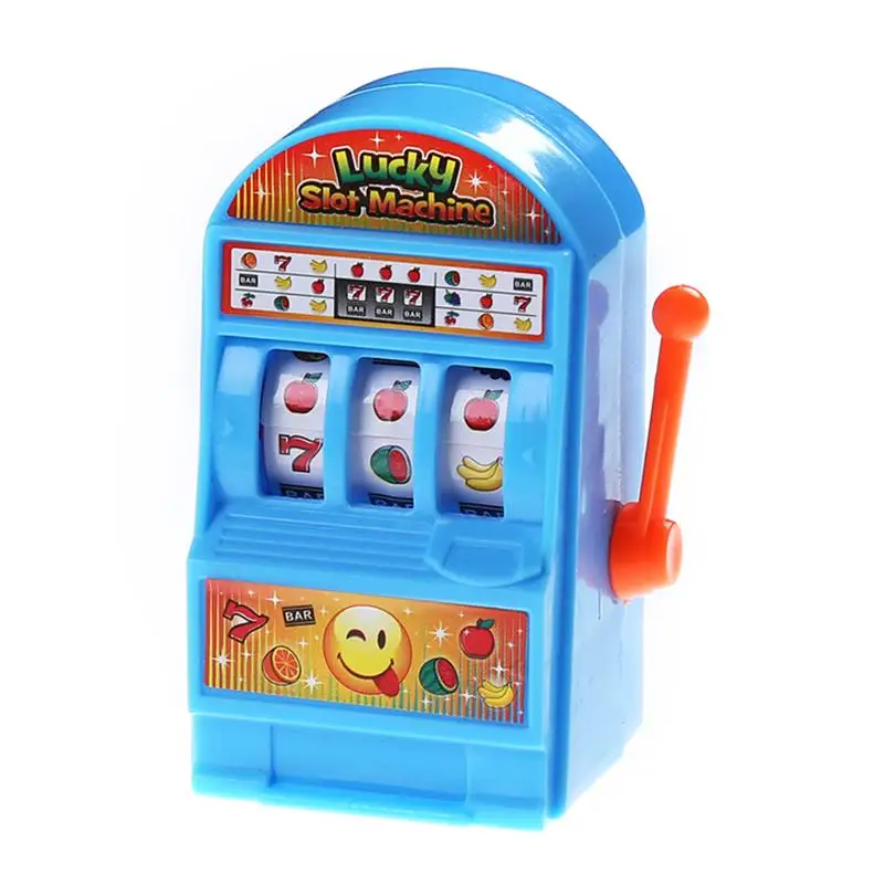 Fruit Slot Machine 1Piece Casino Lucky Jackpot for Fun Birthday Gift Children's Fruit Slot Machine Mini Toy Funny Gags Practical Jokes Toy Party