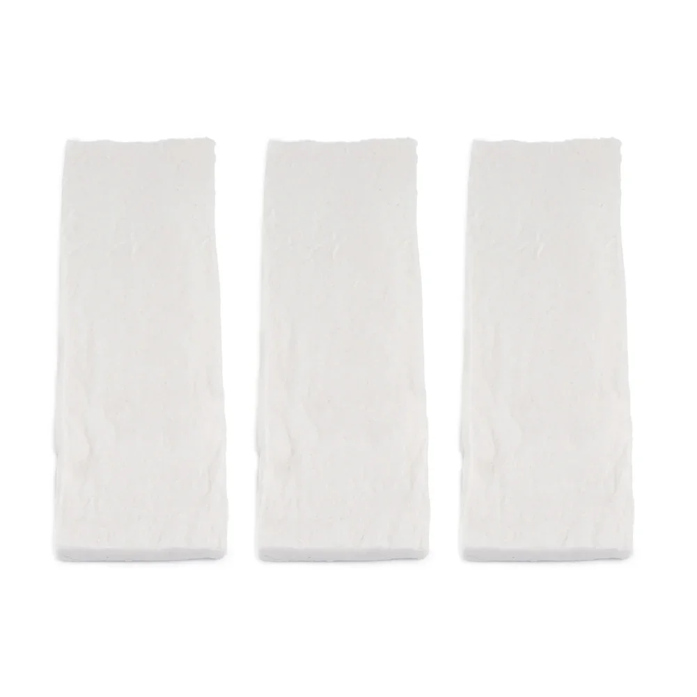 3pcs Ceramic Sponges High Temperature 1206℃ For Fireplaces Ovens Gel Burners 30x10x3cm Wool Cotton Bioethanol Ceramic Sponges ceramic fireplace sponge
