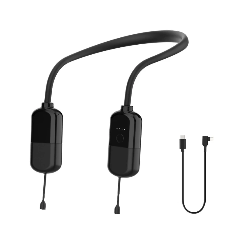 

53CC Stylish Neck Hanging Power Source Power Supply for Virtual Adventures MetaQuest3