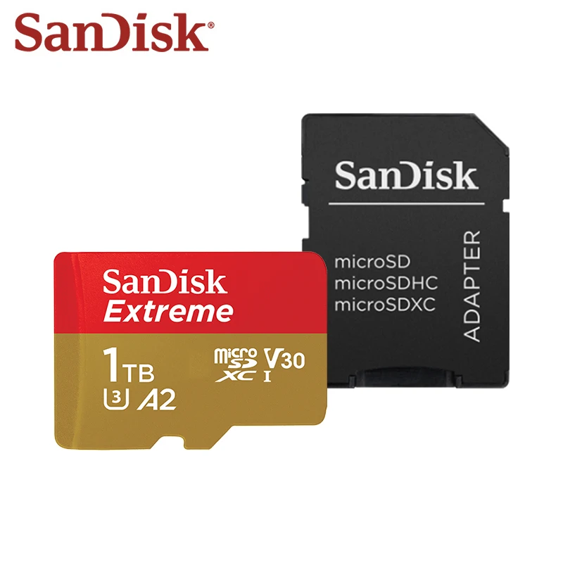 New Sandisk Micro Sd Card A2 1tb 512gb 400gb Mcrosd Original Tf Card