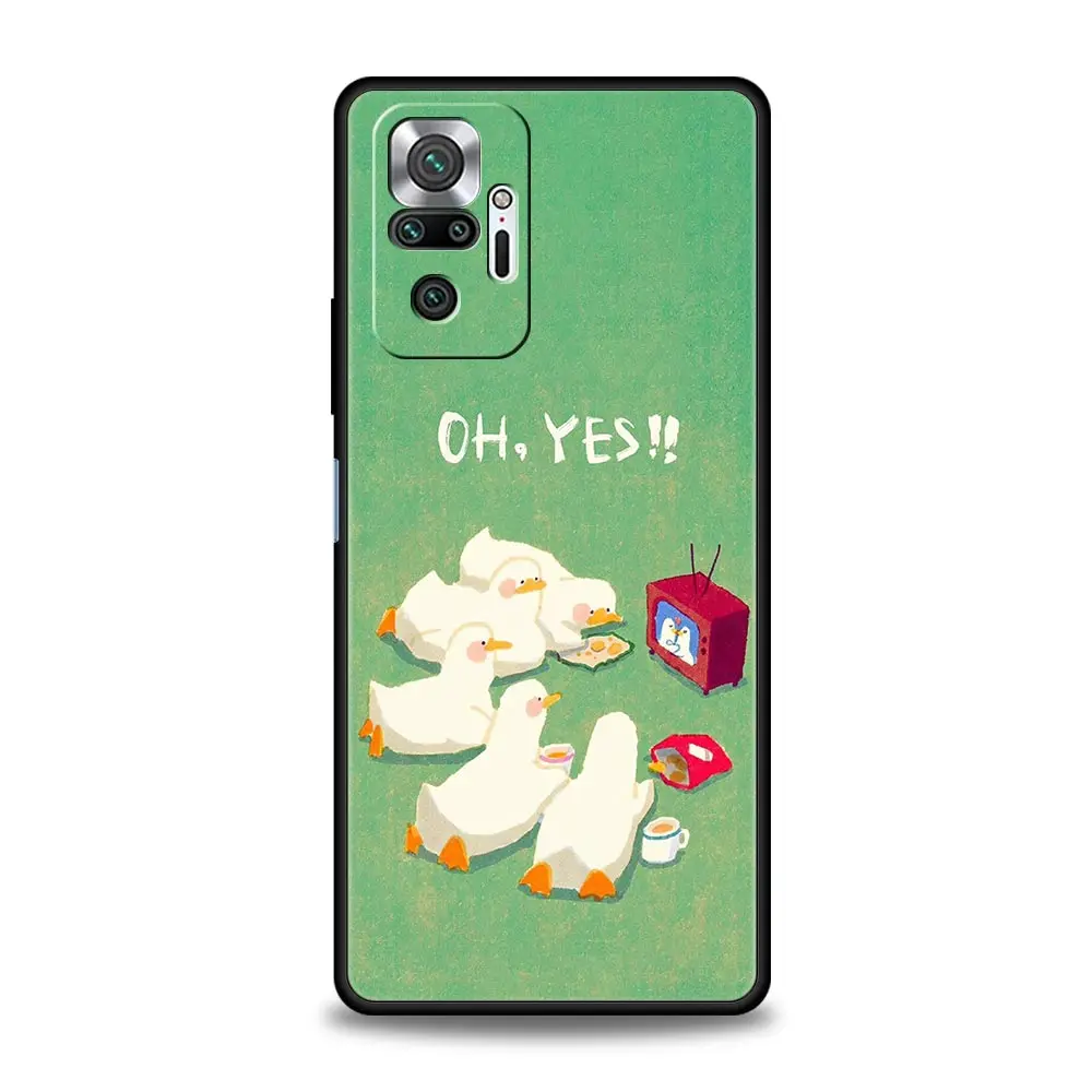 Whimsical Duck Soft TPU Phone Case Cover