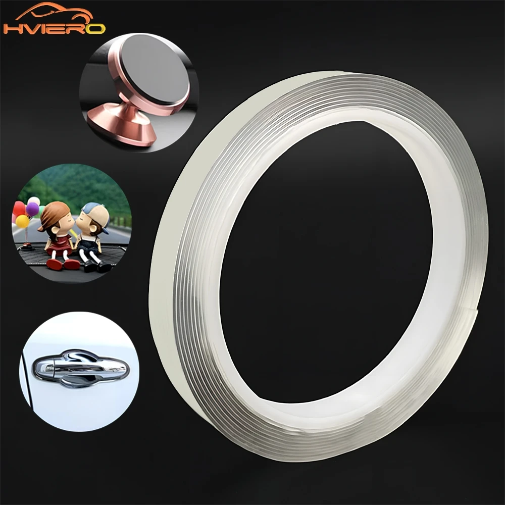 Nano Tracsless Double Sided Tape Transparent Reusable Waterproof Heat Adhesive Cleanable Car Special 1Pcs car double sided tape double sided tape car adhesive tape