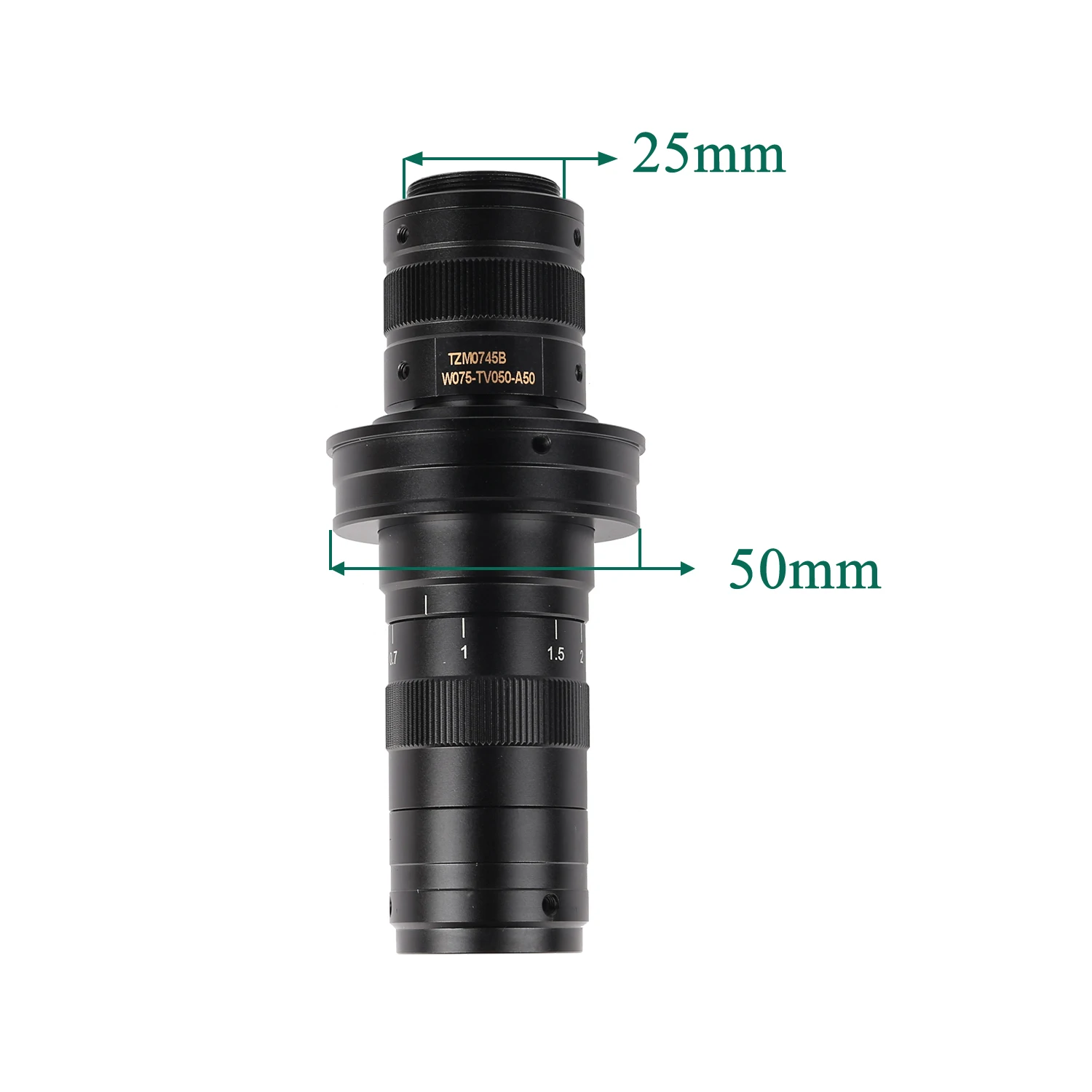 150x Microscope Lens 0.7X-4.5X Adjustable Magnification Monocular Zoom C Mount Lens For HDMI VGA USB Video Microscope Camera 2