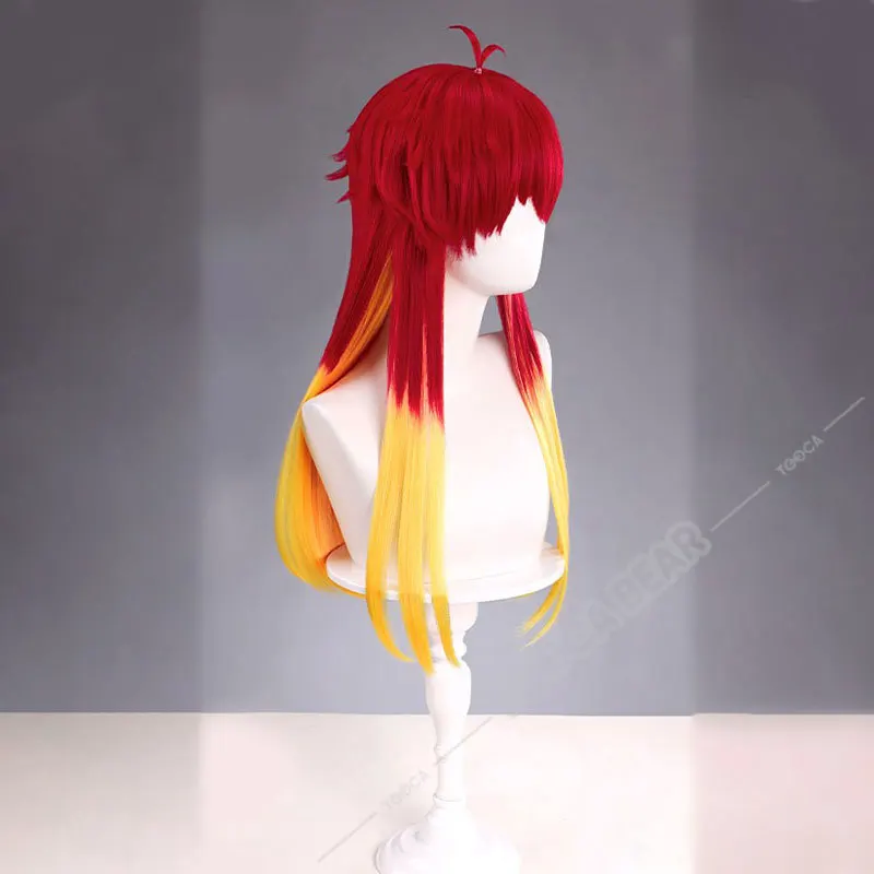 衣装+ウィッグ たき石ちかコスプレウィッグ,アニメウインドブレーカー,赤い