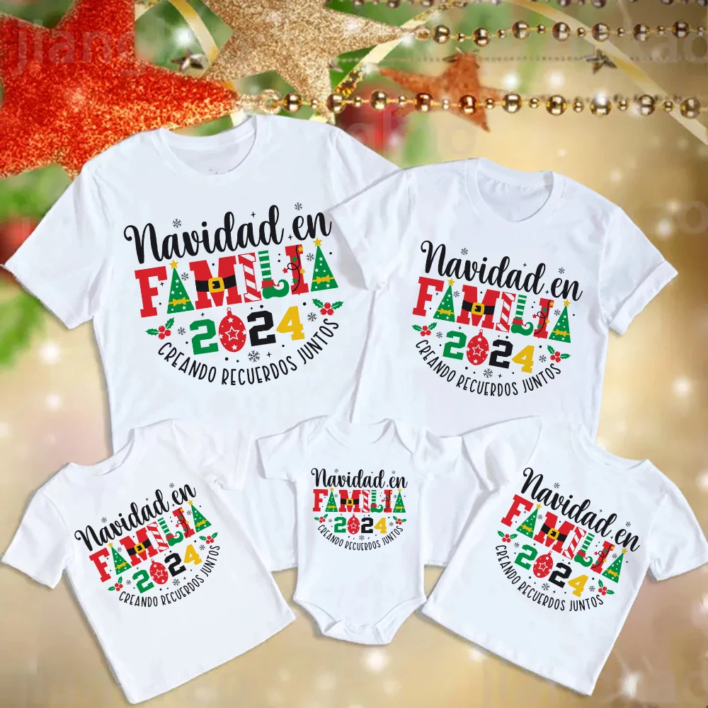Franelas De Camisas Para La Familia De Navidad Camisetas