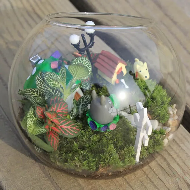 Vaso Per Candele TOBI Earth In Vetro Trasparente - Forma Sfera, Altezza 13 Cm, Diametro 16 Cm - Foto 4