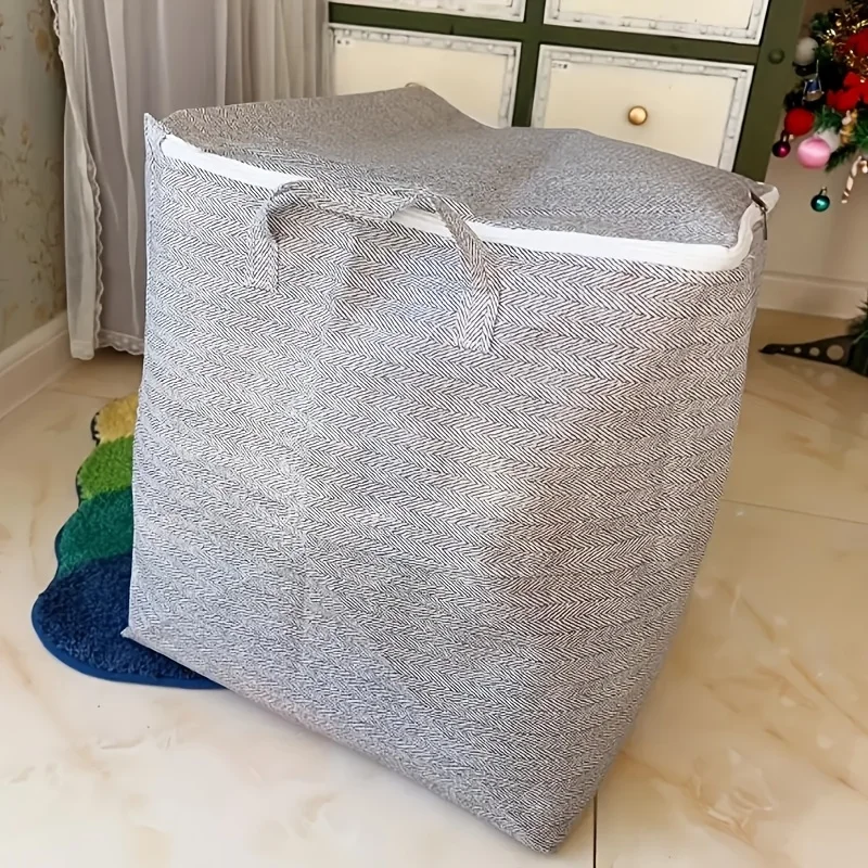 1 PC Bedding,Clothing Storage Bag,Household Large Capacity Clothing,Cotton Quilt Reinforcement,Moving,Packing and Organizing Bag