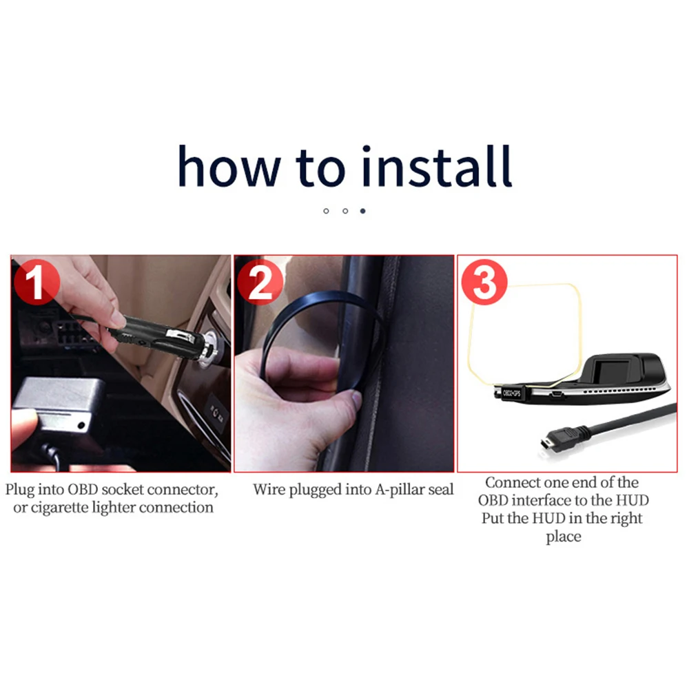 C3 HUD ׺̼ GPS obd2 ӵ   ÷, ڵ ׼ ڵ  Hud