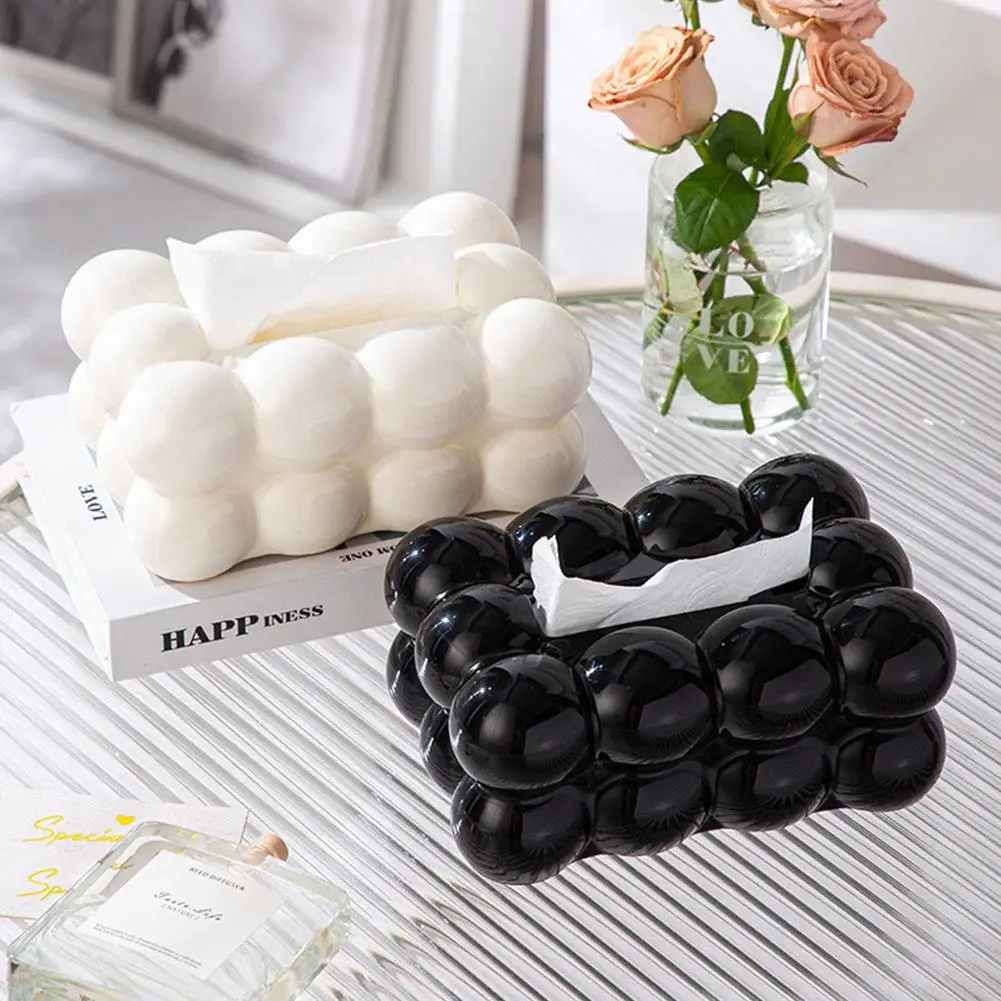 Bubble Shape Tissue Box Holder Living Room Tissue Case Cover Toilet Paper Dispenser Case Kitchen Napkin Holder Handkerchief Box 3