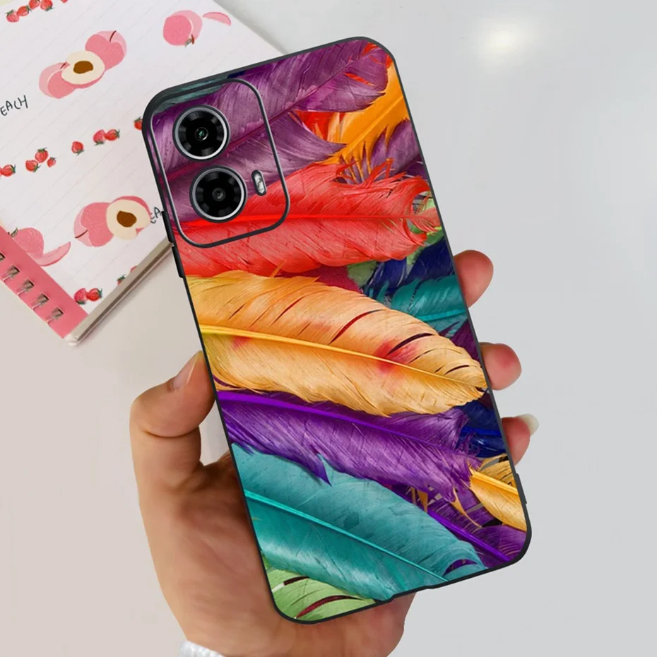 Cute Love Pattern Soft Silicone Phone Case - Stylish & Durable Back Cover