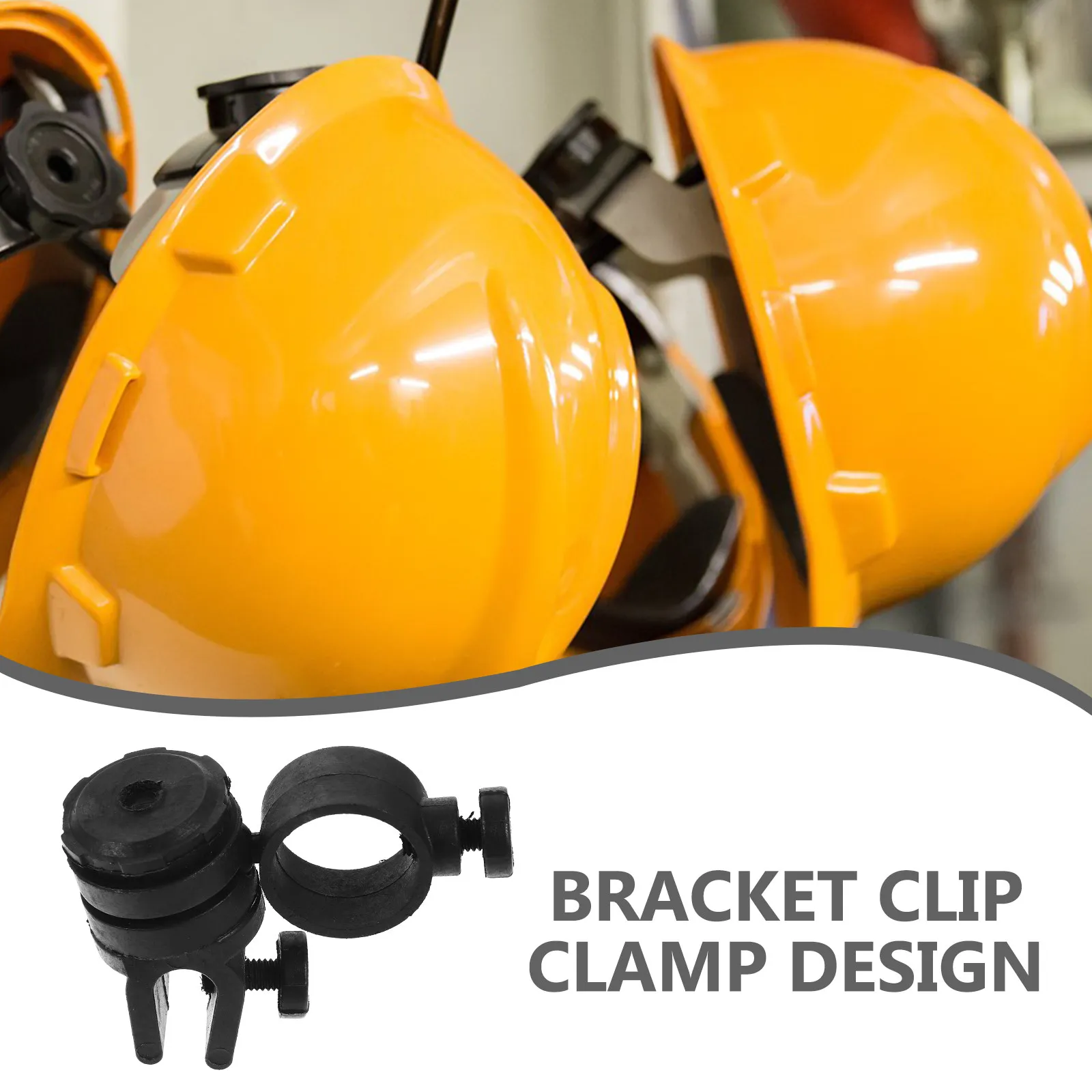 플라스틱 안전모 라이트 클립 편리한 손전등 홀더 브래킷 클립 액세서리용 안전모 라이트 마운트