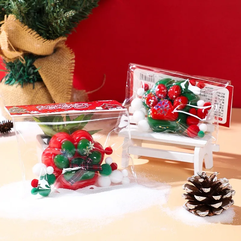 Cute Soft Sticky Stress Relief Relax Toys Squeeze Christmas Cat Paw Toys Decompressing & Pinching Cat Paw Pinching Toy Xmas Gift 2