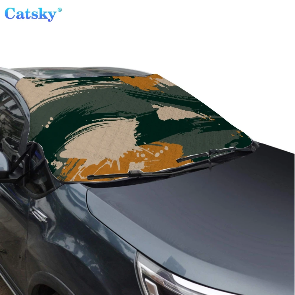 

Automobile Sunshade and Snow Cover, Automobile Antifreeze Cover, Automobile Frost Cover, Automobile Sunshade Fits Most Vehicle