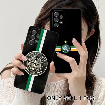 Cover per Telefono FC Celtic per Samsung Galaxy A26 25 24 23 22 21 17 16 15 14 13 12 11 5G, Custodia Morbida in TPU Antiurto