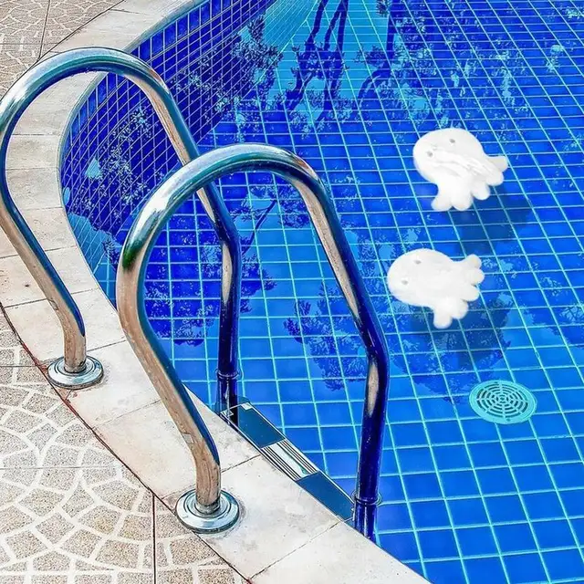 Úszómedence Úszó Sörcsökkentő Szűrő Szivacs Pezsgőfürdő -Olaj Elnyelő Tisztító Otthoni Gyógyfürdő -Medence Számára - Image 5