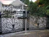 Hot Selling Iron Main Gate Designs Wrought Iron Gate Lock Iron Gate 6