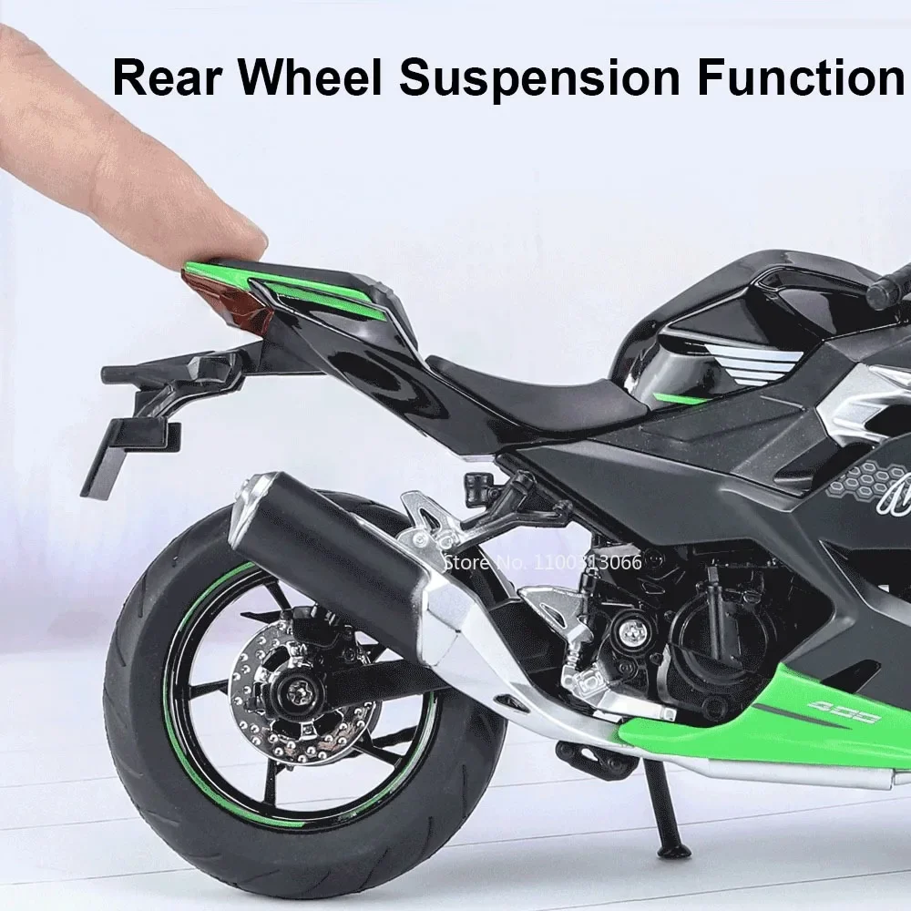 1/12 Scale Kawasaki Ninja 400 Vehicle Model Simulation