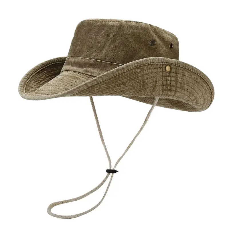 Gorro Pescador De Algodón Beige - Sombrero Bucket Hat Plegable, Ala 7 Cm, Talla 56-58 Cm, Ideal Para Playa, Senderismo, Verano Y Protección Solar
