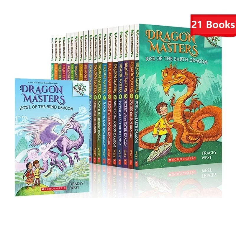 子供のためのドラゴンマスター21冊,英語の読書,混合物,オリジナルの ...