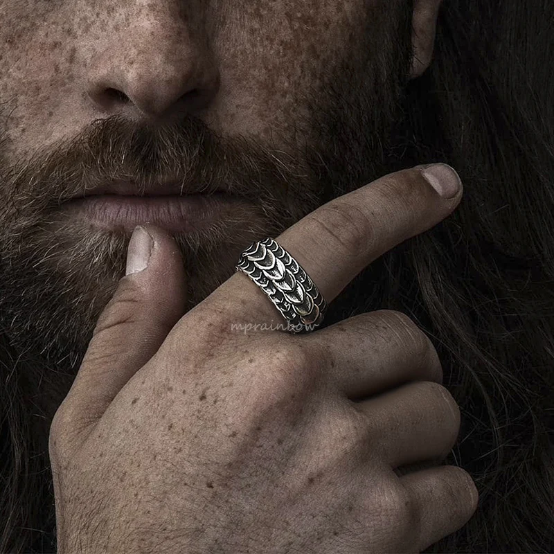 Anello Vichingo Rune Rotante FaithHeart - Acciaio Inox | Anti-stress, Personalizzabile - Foto 2