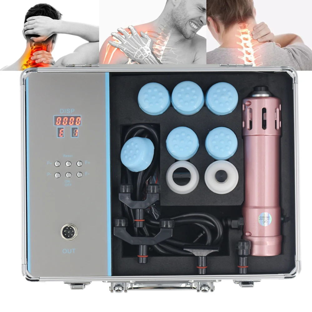 

Shockwave Therapy Machine ED Treatment 2in1 Chiropractic Shock Wave Physiotherapy Body Massager With 11 Heads Plantar Fasciitis