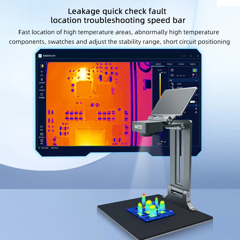 MaAnt RC-3 적외선 열화상 분석기, 휴대폰 마더보드, PCB 결함, 빠른 검사 장비, 디스플레이 포함