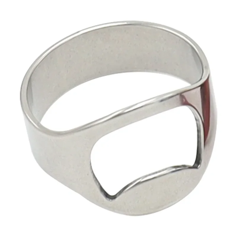 Stainless Steel Ring Bottle Opener Creative Beer Bottle Opener Durable Not Easy To Rust Bar Beer Opener Kitchen Bar Accessories