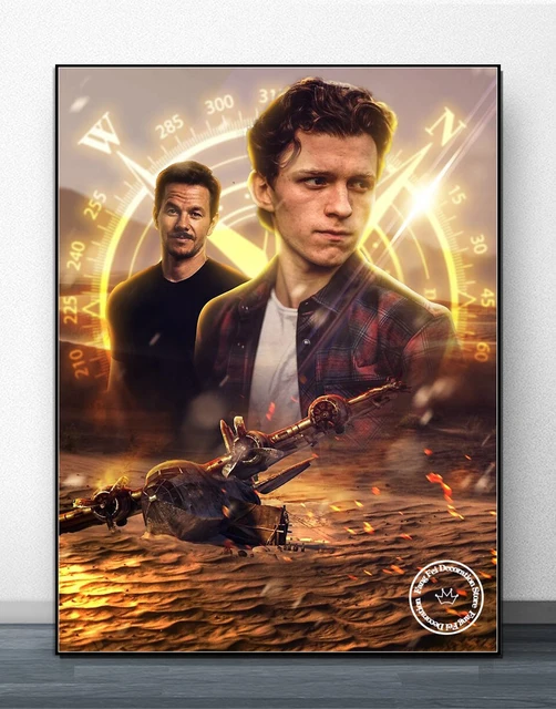 Uncharted filme tom holland pintura diamante arte da parede ponto cruz  drake imagem brocas completo bordado handwork decoração casa