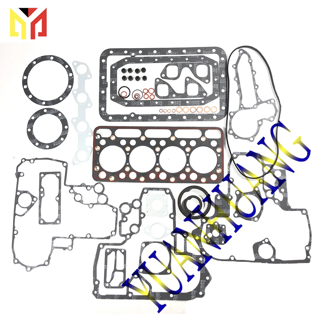 

V2002 engine gasket kit overhaul repair gasket set cylinder head gasket valve seal for KUBOTA excavator tractor diesel engine