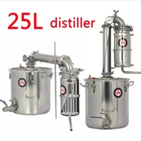 Household 25L Large Capacity Stainless Steel Wine Brewing Machine Equipment Alcohol Vodka Liquor Distiller Pot/boilers 2