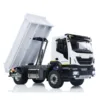 1/14 RC Hydraulic Metal DumpTruck 4x4 Remote Control Tipper Dumper Car Model Painted Assembled RC Toy with Light Sound Set 3