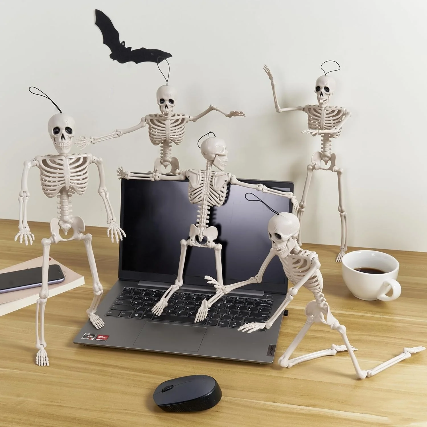 Luxora plastic skeleton graveyard prop