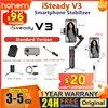 Hohem iSteady V3 Smartphone Stabilizer Ai Face Tracking 3-Axis Phone Gimbal Built-in Selfie Stick Portable for iPhone15/Samsung 1