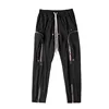 IEFB High Quality Male's Trousers Streetwear Multi Zipper Trend Men's Casual Pants Drawstring Elastic Waist Ankle-length Pants 5