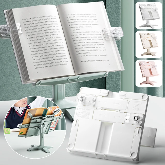 Reading Bookshelf Adjustable Rotatable Lifting Landing Reading Portable
