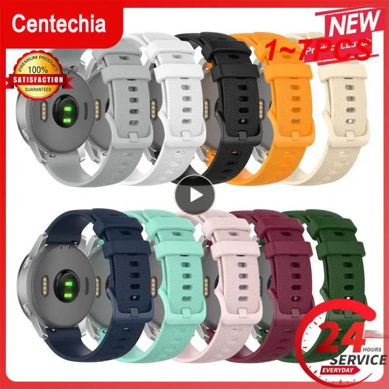 1 ~ 7Pcs Cinturino Per Orologio Per Garmin Venu Vivoactive 3 Cinturino In Silicone Per Garmin Vivoactive 4S 4 Forerunner 245 Con